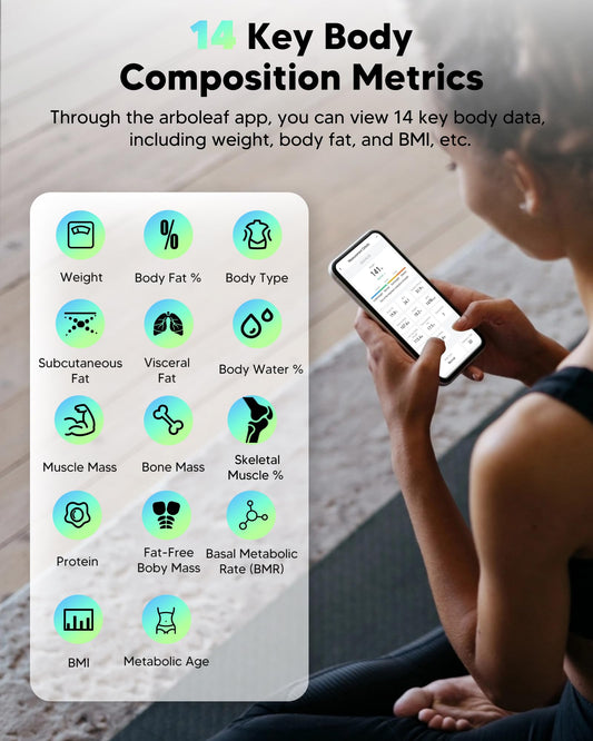 arboleaf Smart Scale for Body Weight