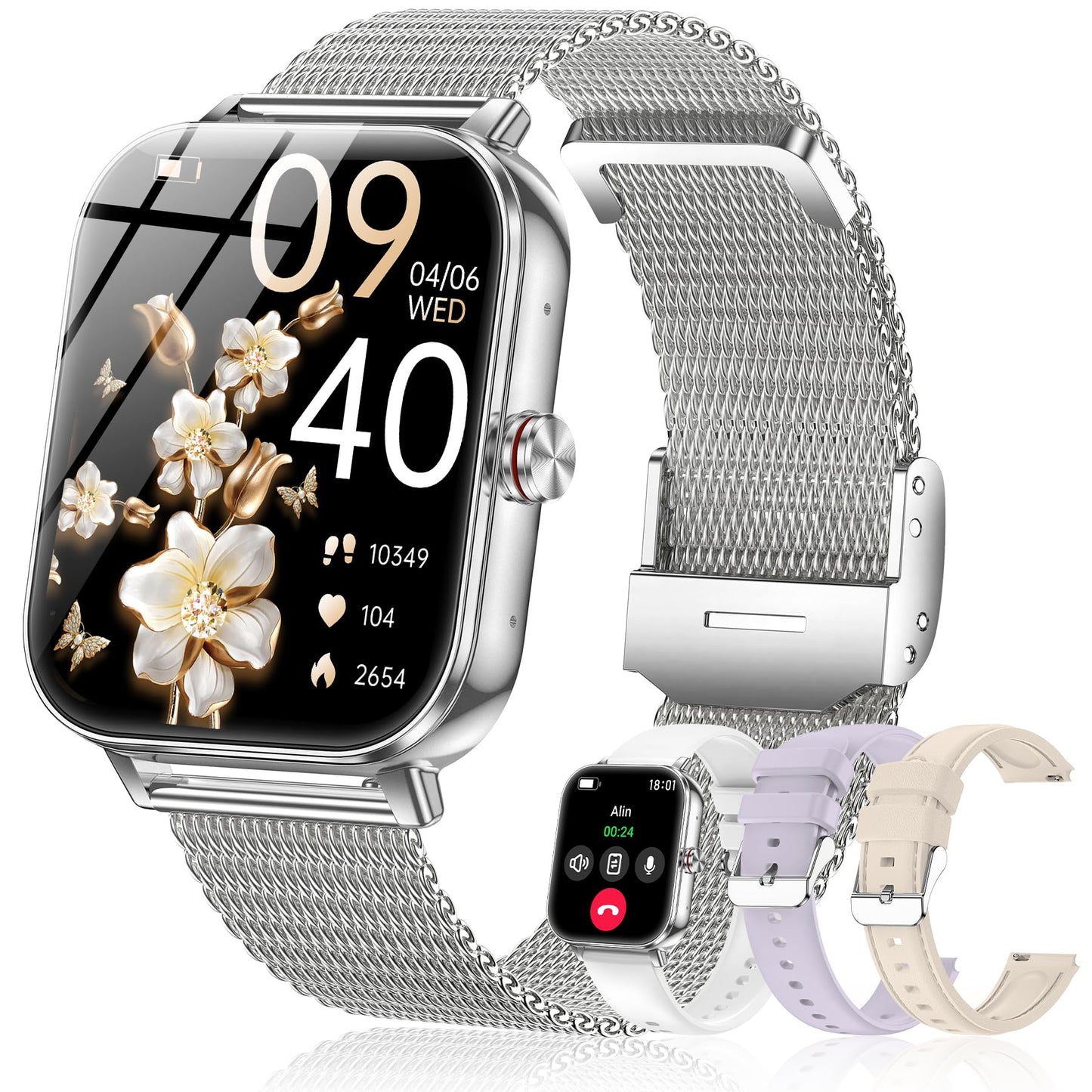 Smart Fitness Watch with Heart Rate & Sleep Monitoring