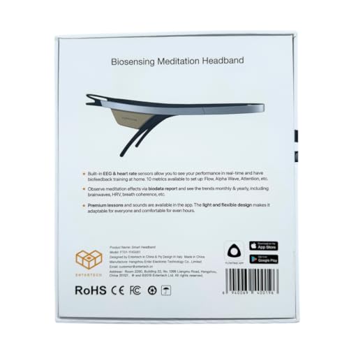 Biosensing Meditation Headband with Brainwave Tracking