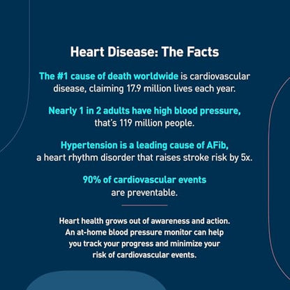 Upper Arm Blood Pressure Monitor for Home Health Tracking
