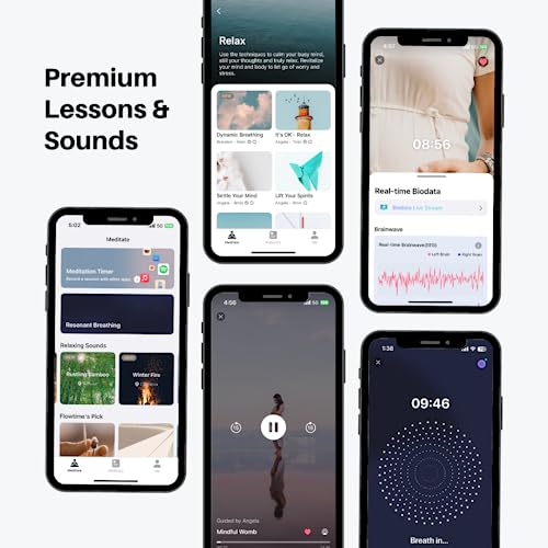 Biosensing Meditation Headband with Brainwave Tracking