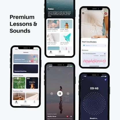 Biosensing Meditation Headband with Brainwave Tracking