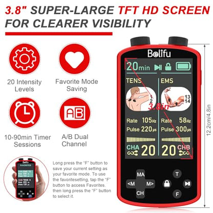 TENS & PMS Muscle Stimulator for Pain Relief Therapy