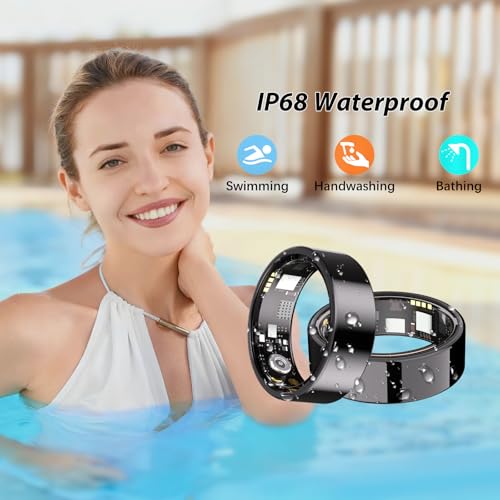 Smart Health Tracking Ring with Heart Rate & Sleep Monitor