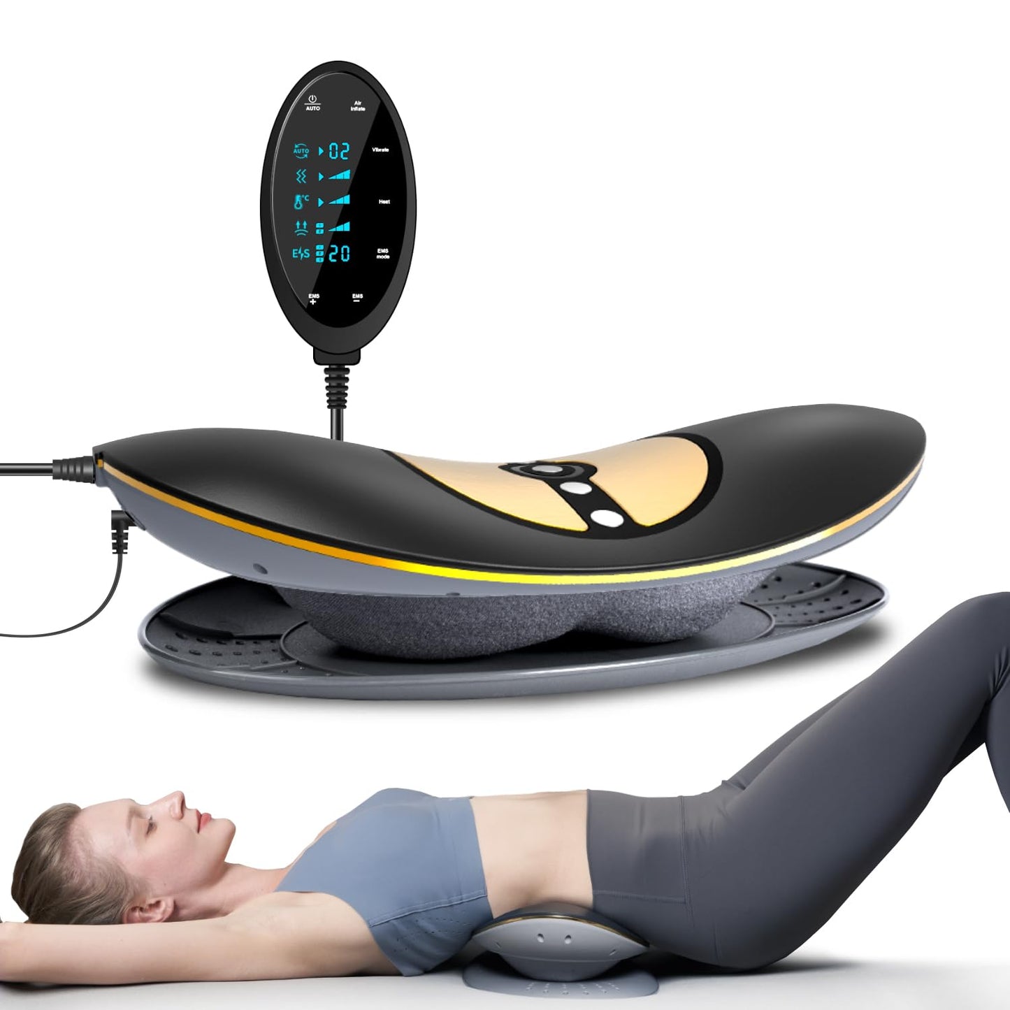 Electric Lumbar Traction Device for Back Pain Relief