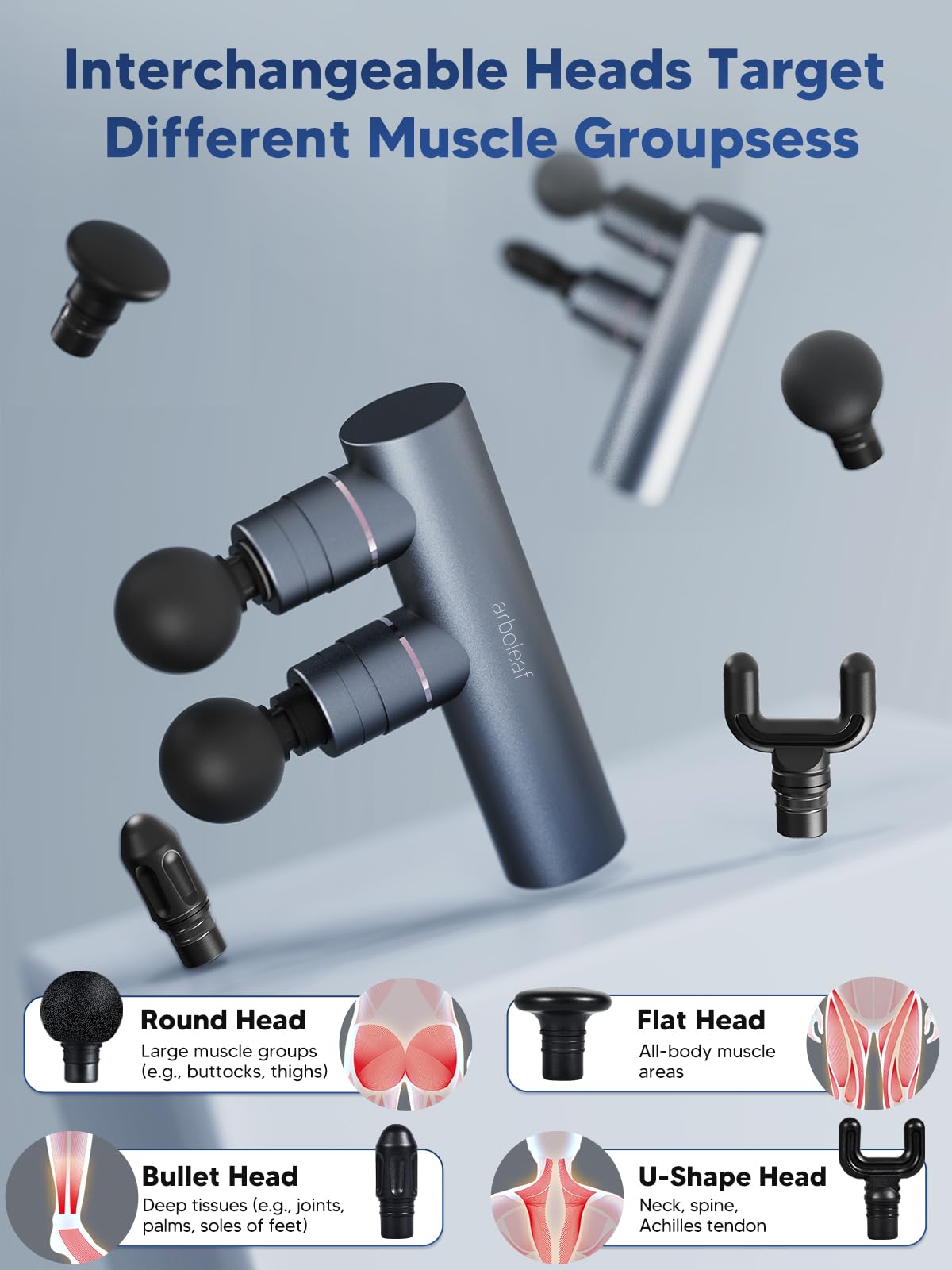 Mini Deep Tissue Massage Gun for Muscle Recovery