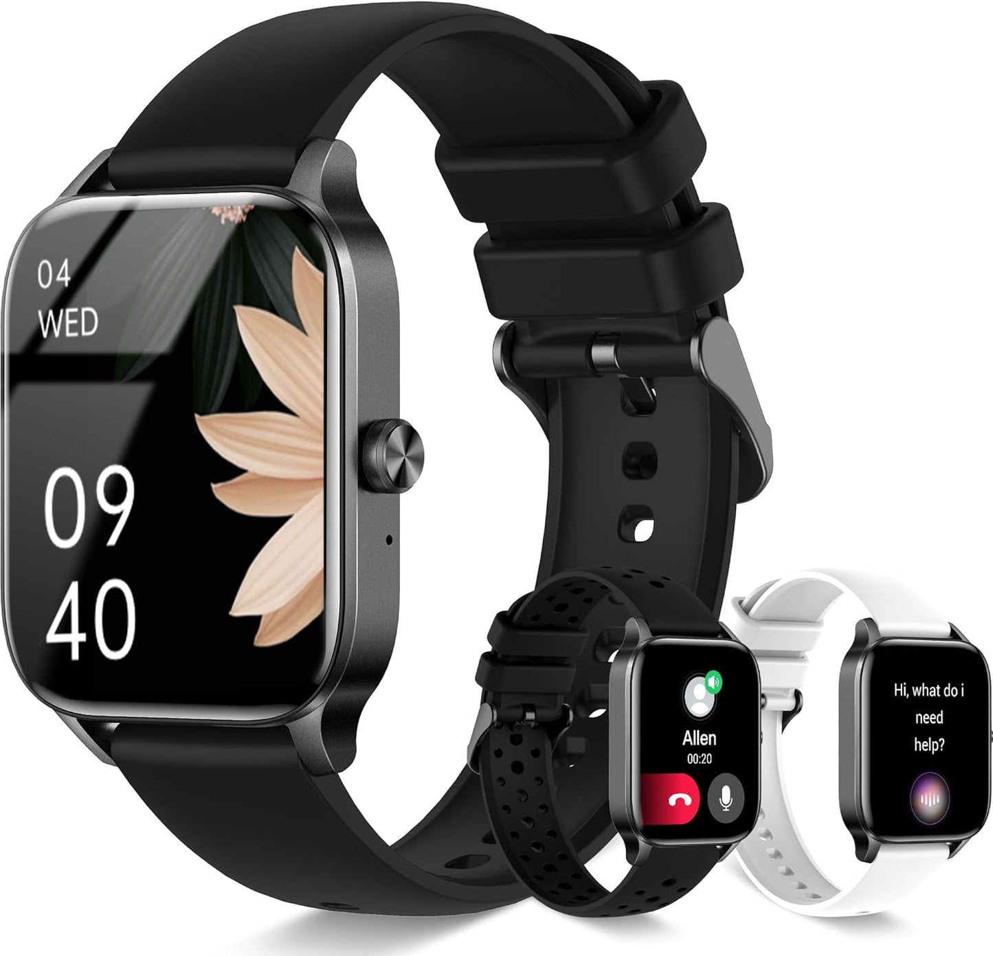 Smart Fitness Watch with Heart Rate & Sleep Monitoring