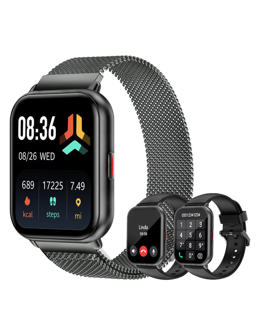Smart Fitness Watch with Heart Rate & Sleep Monitoring