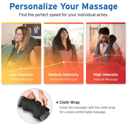 Etekcity Cordless Neck & Back Massager with Heat