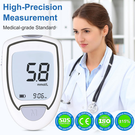 Blood Glucose Monitor Kit for Daily Health Monitoring