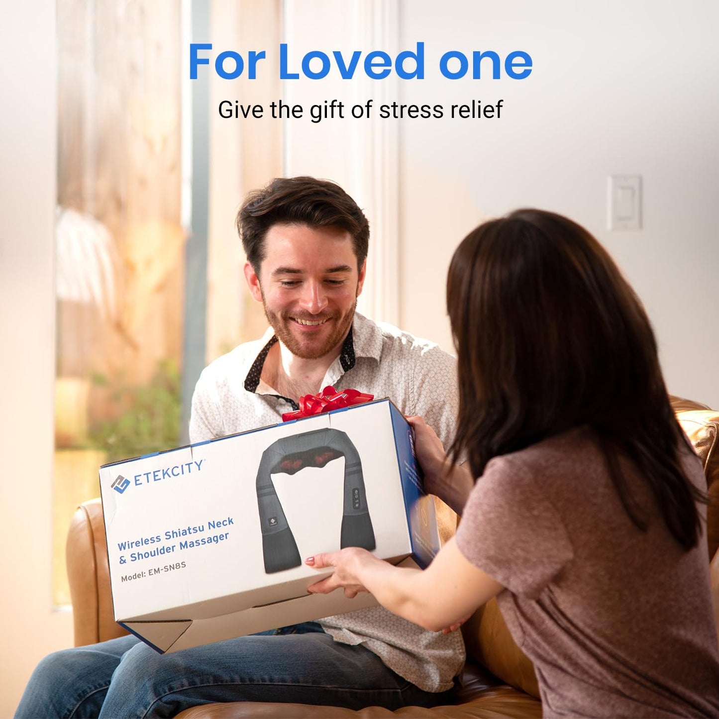 Etekcity Cordless Neck & Back Massager with Heat