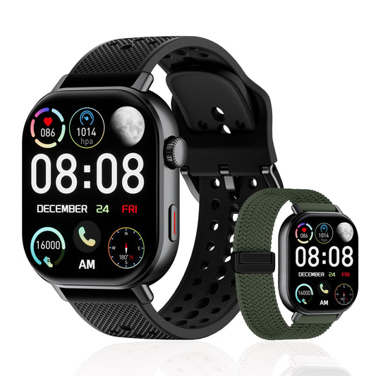 Smart Fitness Watch with Heart Rate & Sleep Monitor