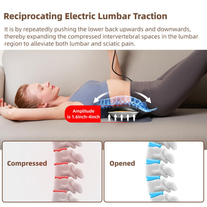 Electric Lumbar Traction Device for Back Pain Relief
