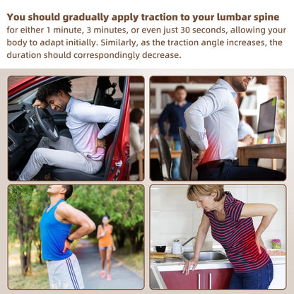 Electric Lumbar Traction Device for Back Pain Relief