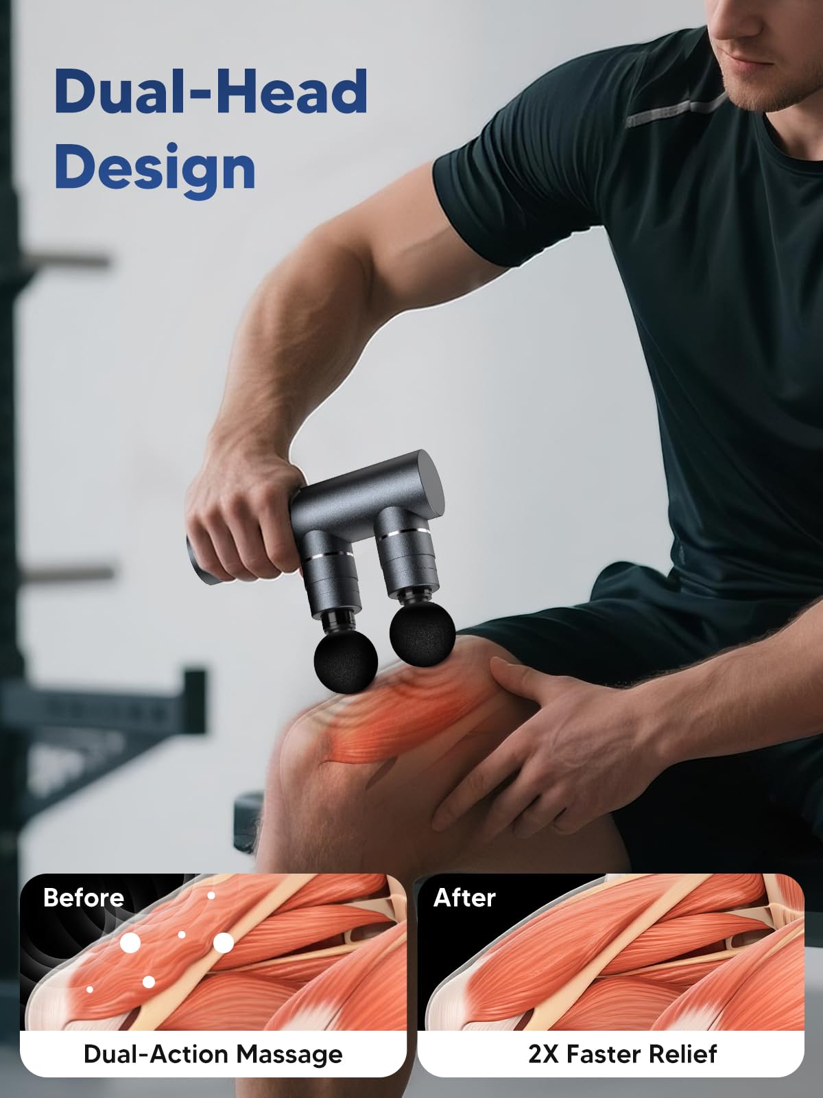Mini Deep Tissue Massage Gun for Muscle Recovery