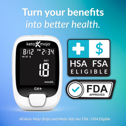 Blood Glucose & Ketone Monitoring Kit for Health Tracking