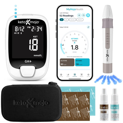 Blood Glucose & Ketone Monitoring Kit for Health Tracking