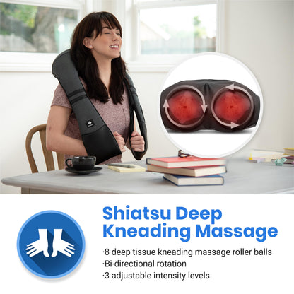 Etekcity Cordless Neck & Back Massager with Heat